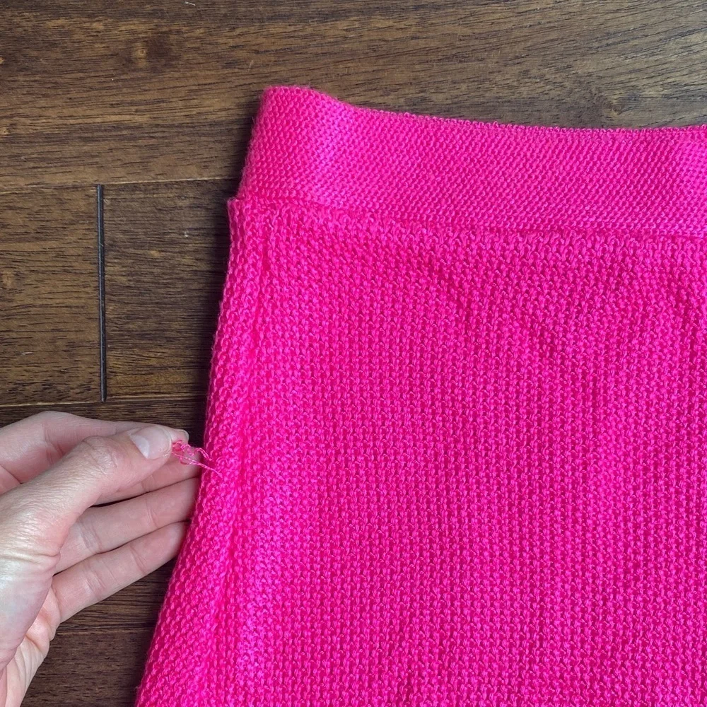 Aqua Hot Pink Mini Skirt